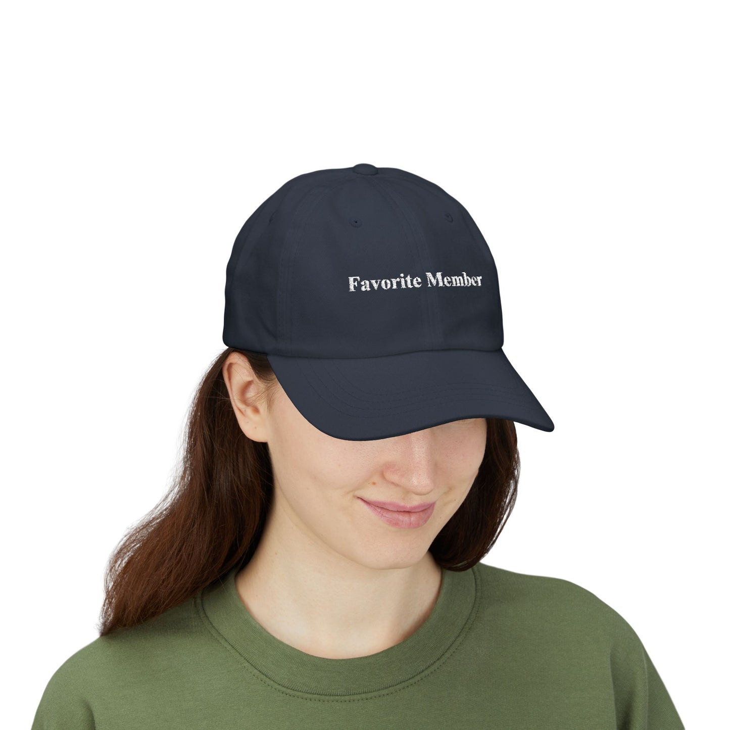 Favorite Member Classic Dad Cap - Casual Style Hat for Family Celebrations