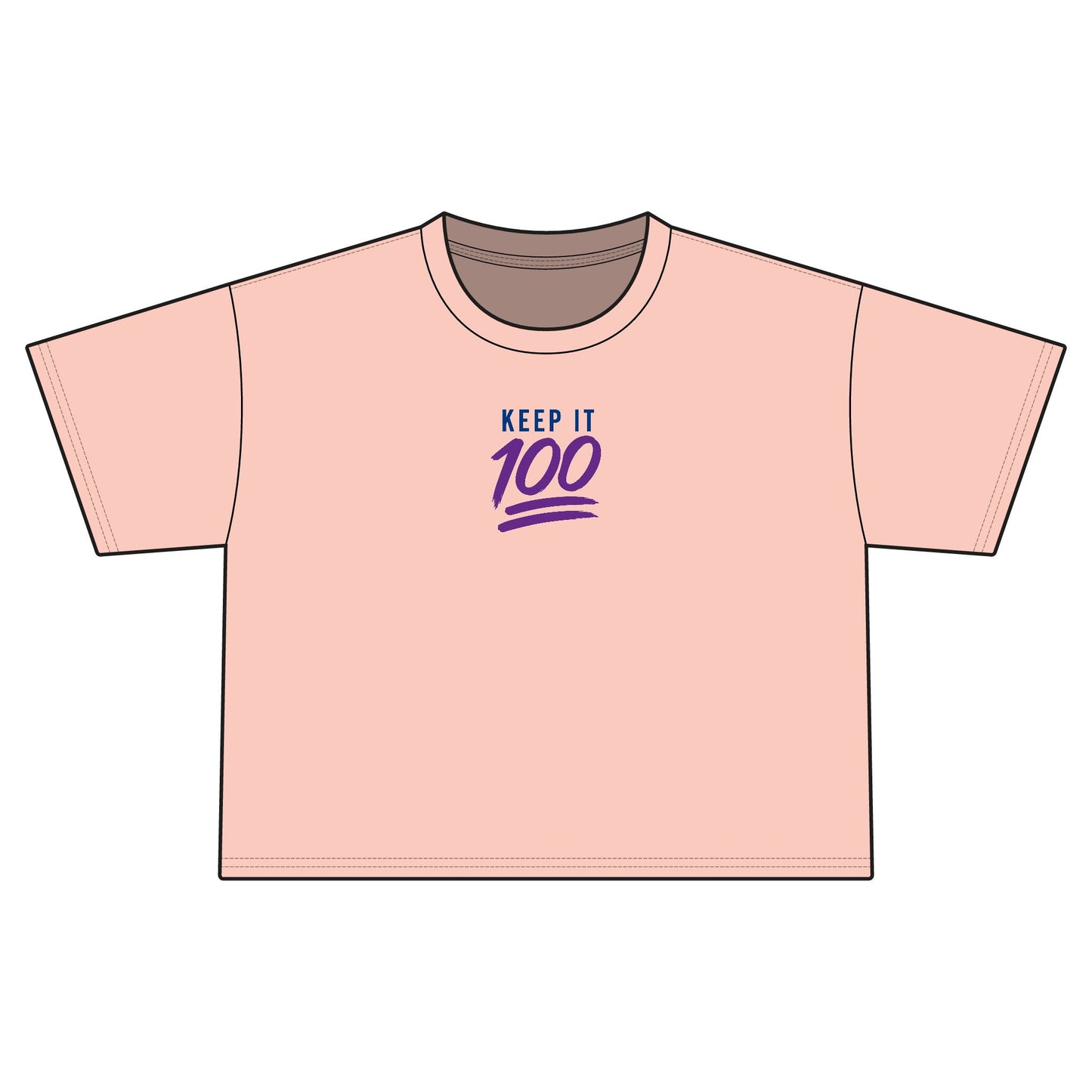 Keep It 100 Cropped Tee CFCM 'My Sweet Summer Is Gone' Women's Crop Top