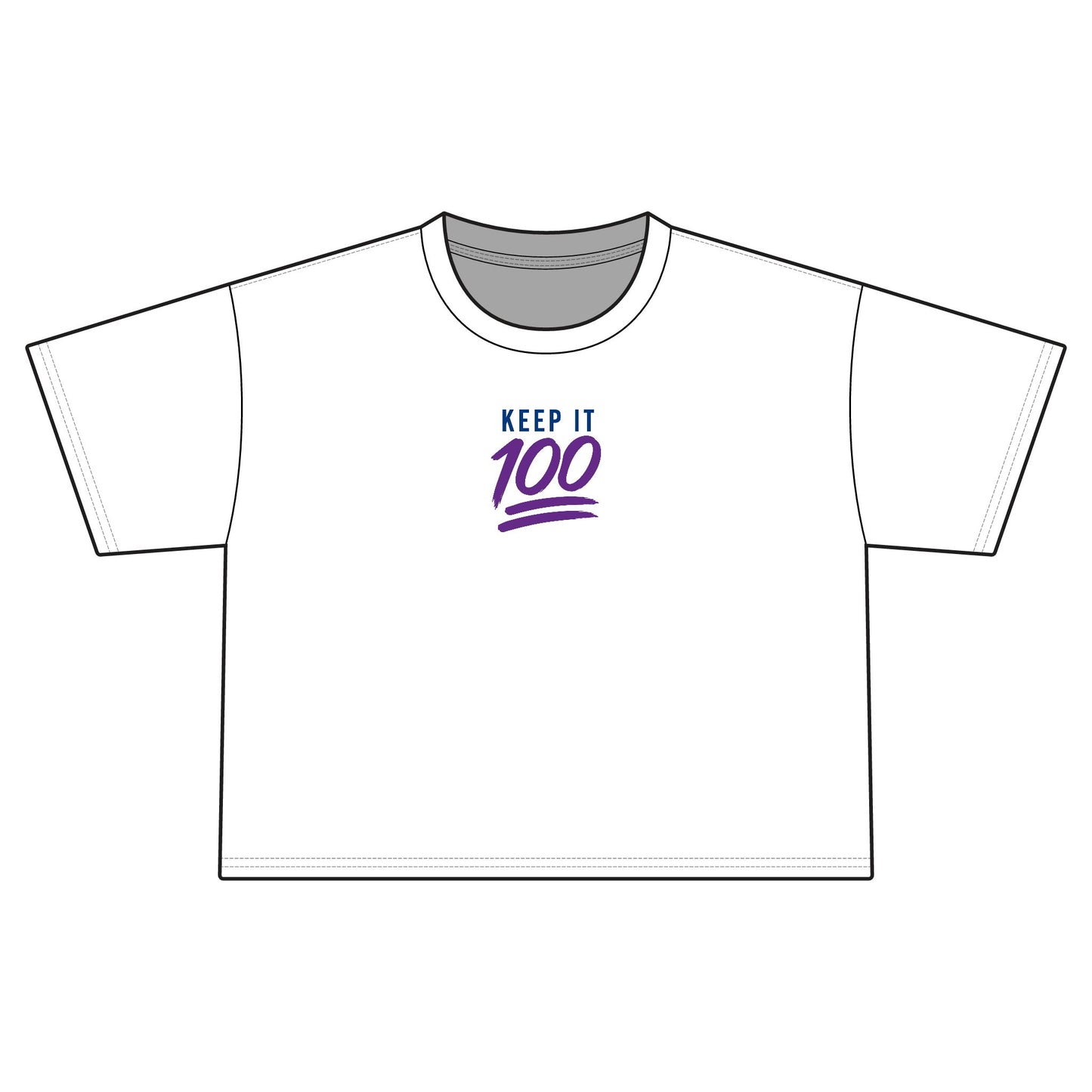 Keep It 100 Cropped Tee CFCM 'My Sweet Summer Is Gone' Women's Crop Top