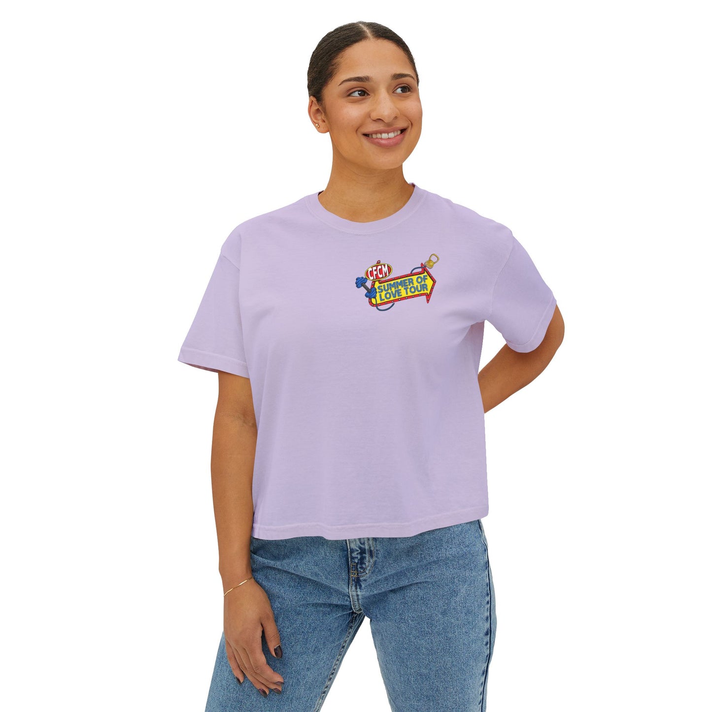 Women's Boxy "Summer of Love" Tour Shirt