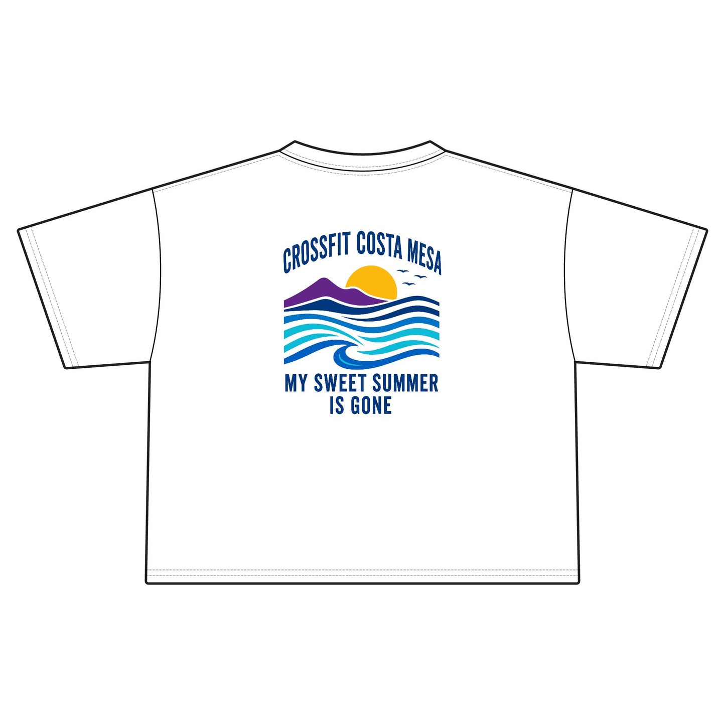 Keep It 100 Cropped Tee CFCM 'My Sweet Summer Is Gone' Women's Crop Top