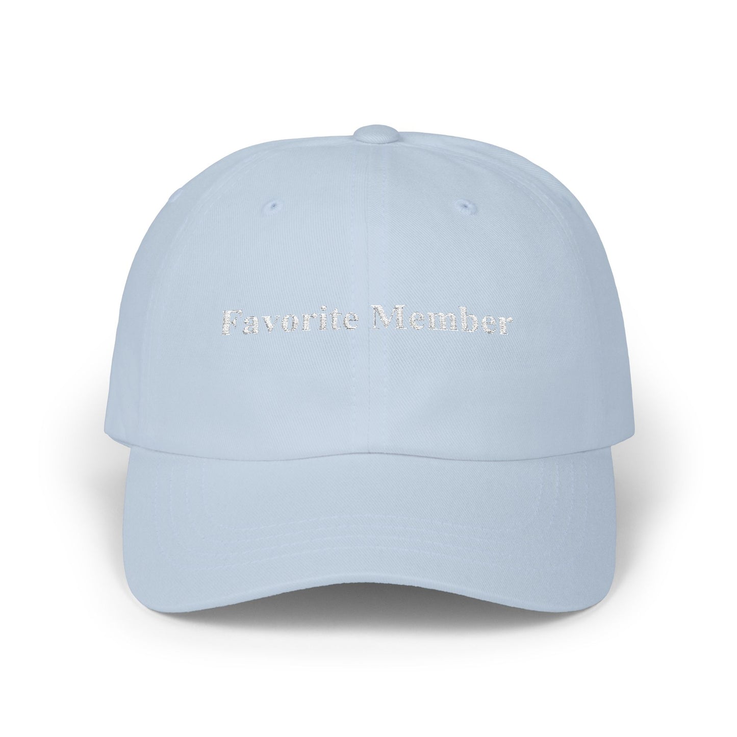Favorite Member Classic Dad Cap - Casual Style Hat for Family Celebrations