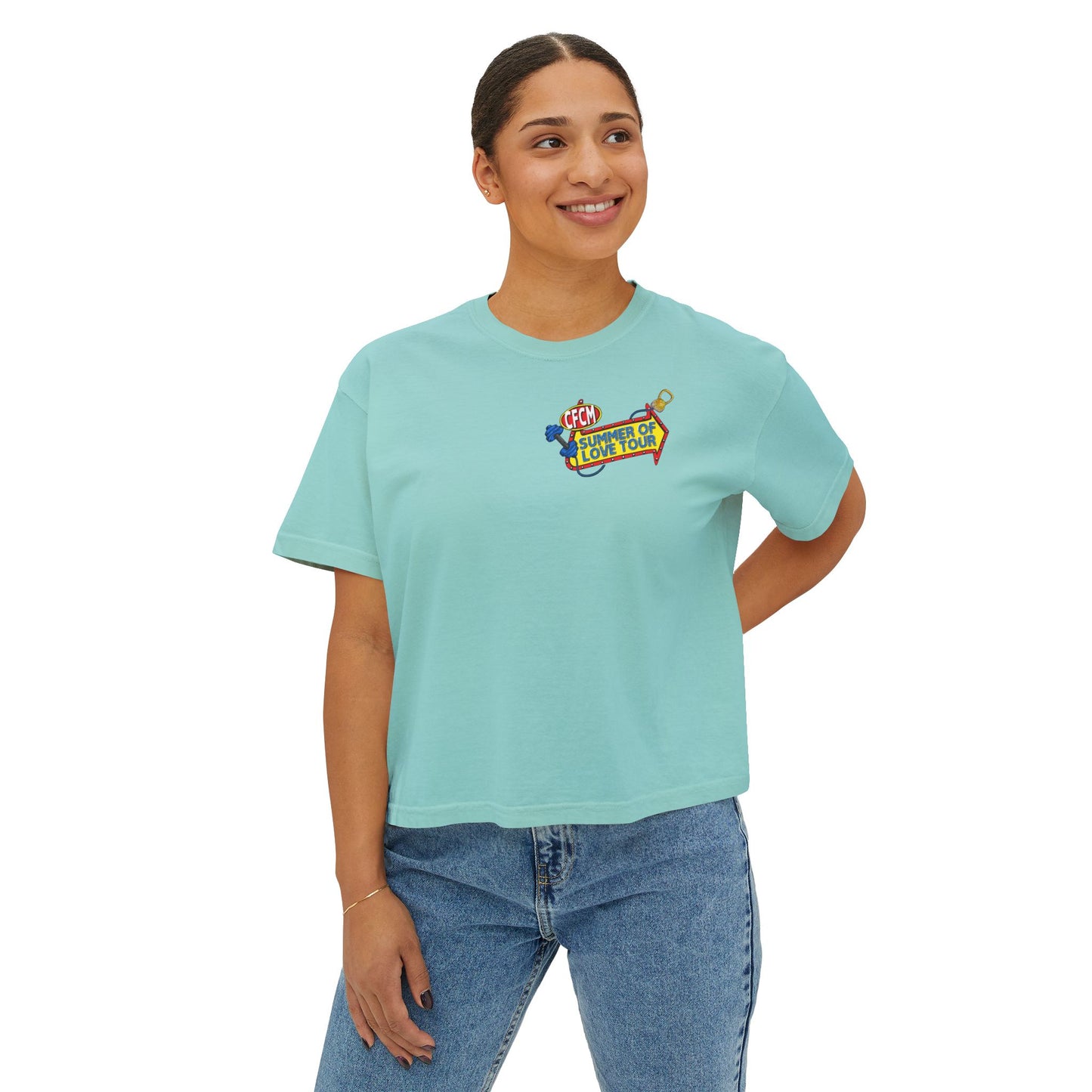Women's Boxy "Summer of Love" Tour Shirt