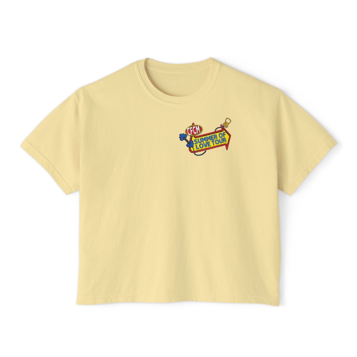 Women's Boxy "Summer of Love" Tour Shirt