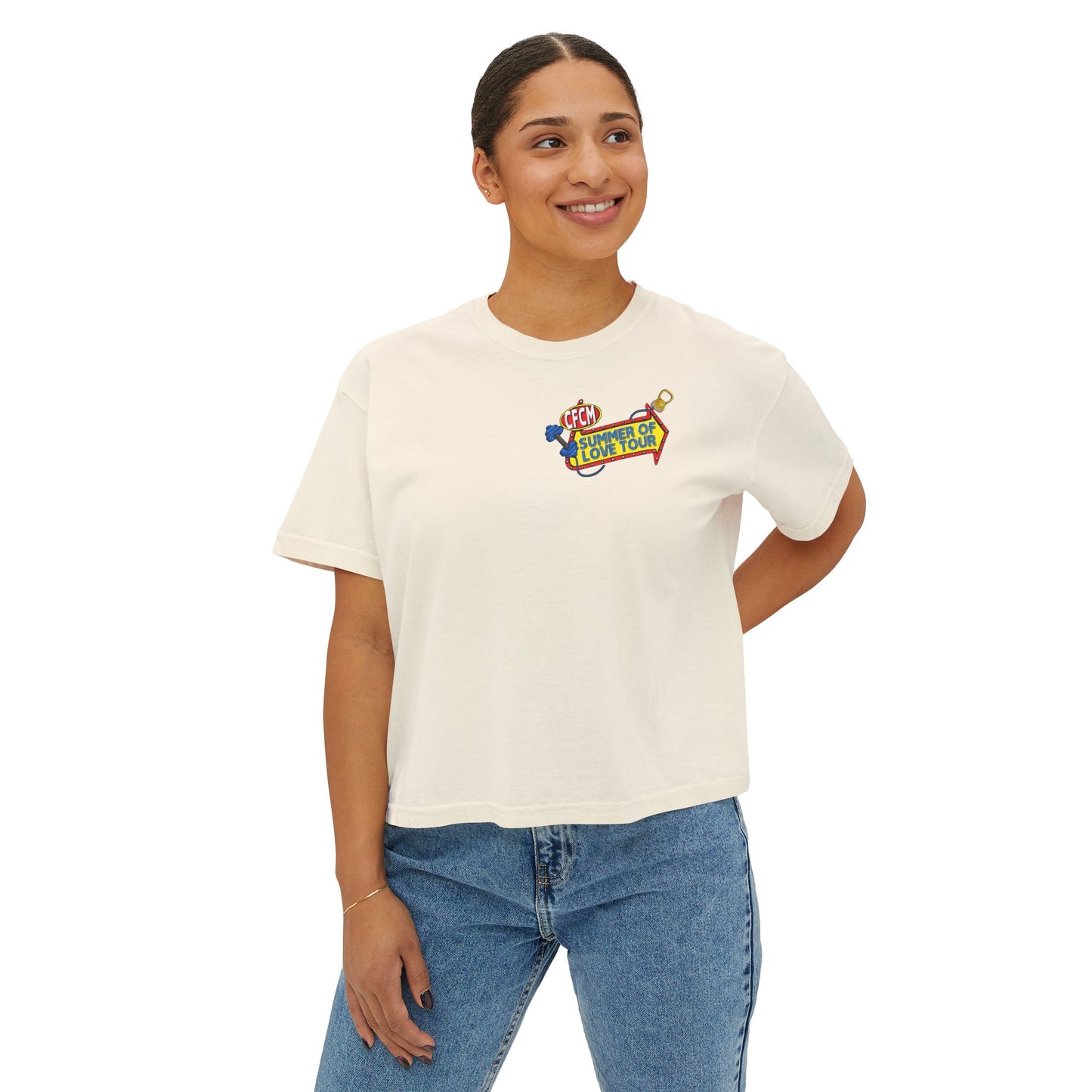 Women's Boxy "Summer of Love" Tour Shirt