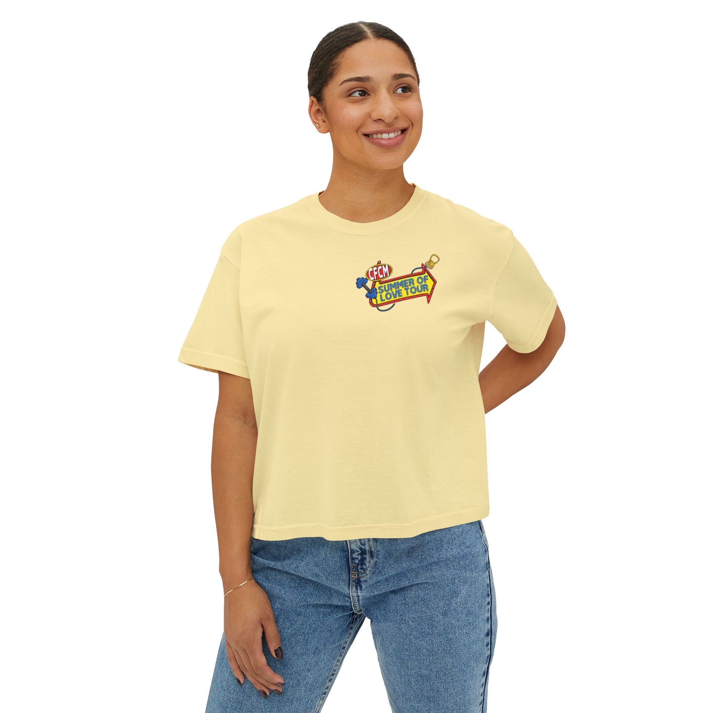 Women's Boxy "Summer of Love" Tour Shirt