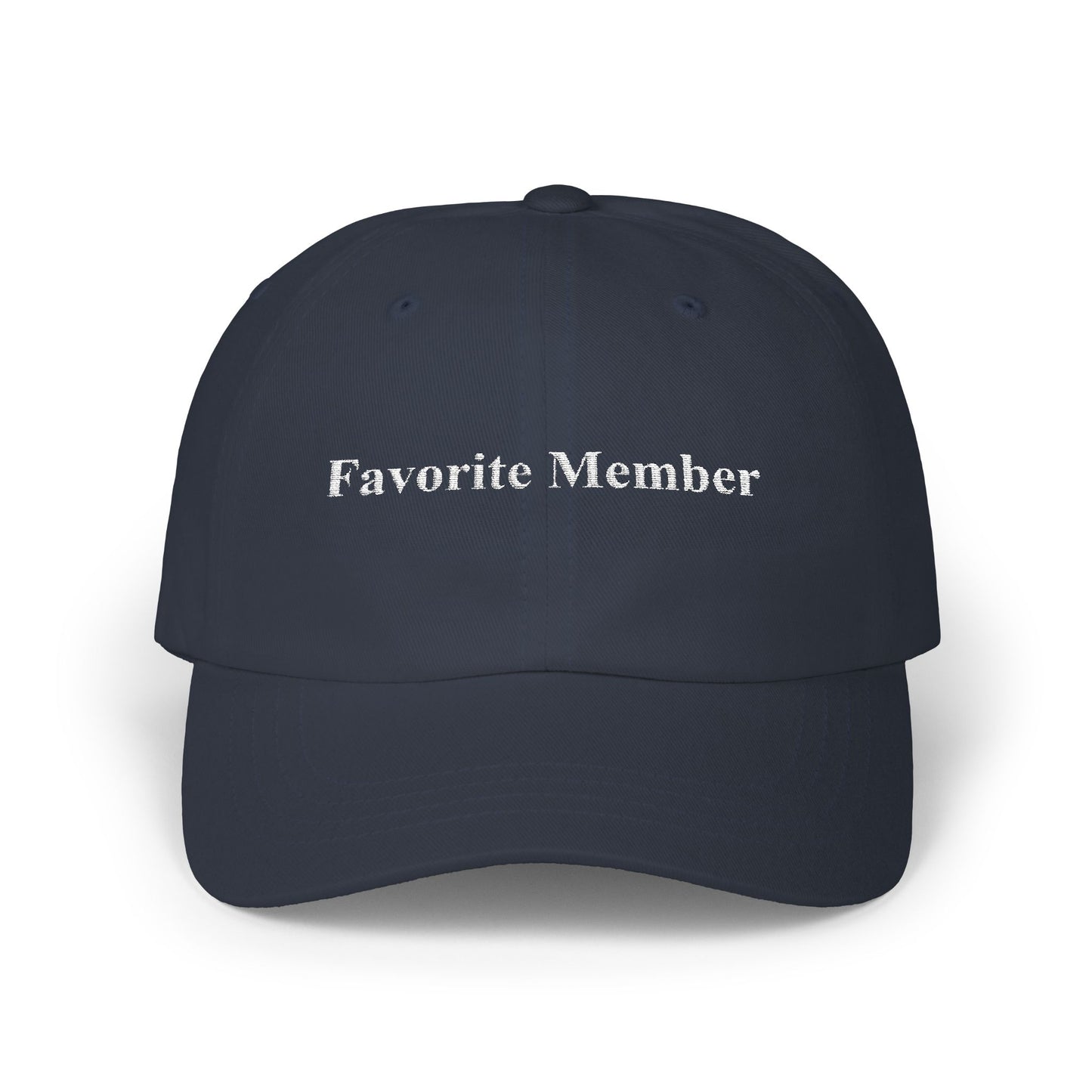 Favorite Member Classic Dad Cap - Casual Style Hat for Family Celebrations