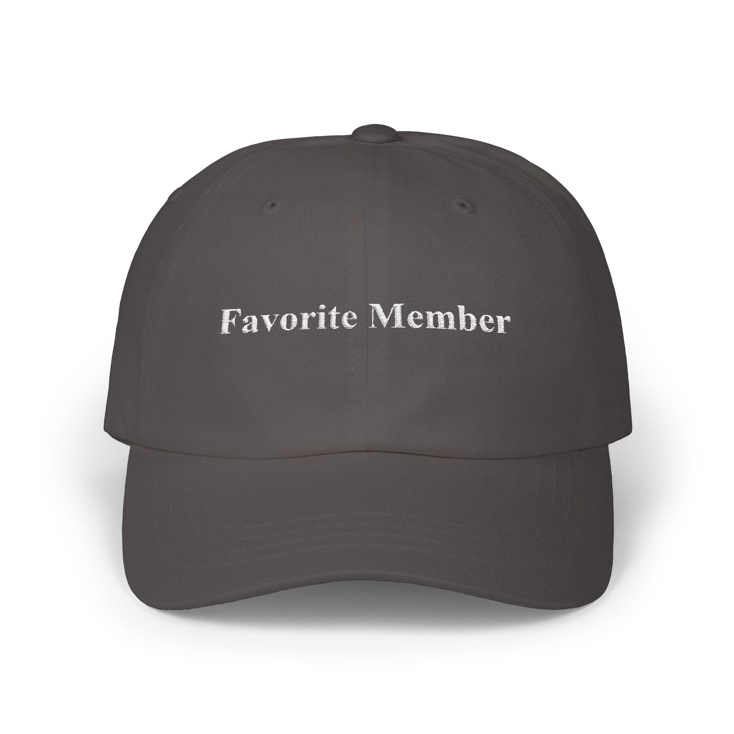 Favorite Member Classic Dad Cap - Casual Style Hat for Family Celebrations