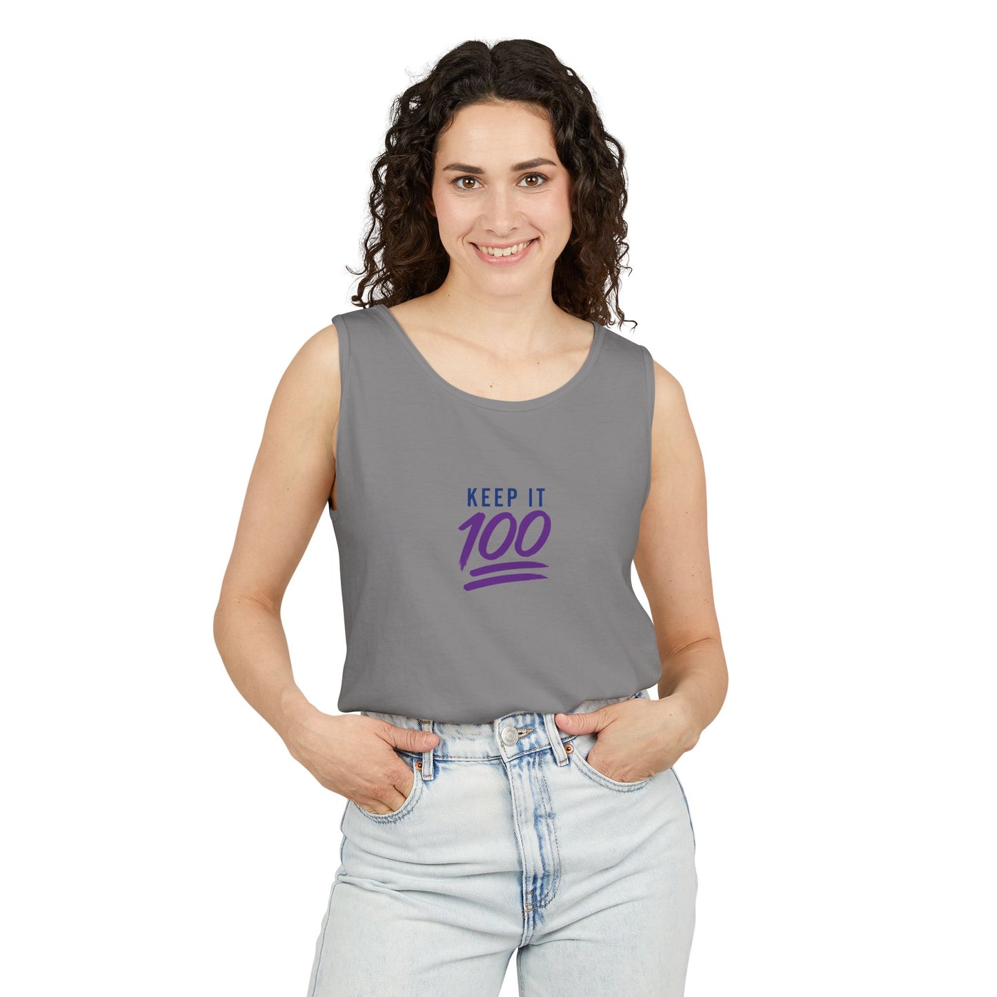 Tank Top — Keep It 100 / CrossFit Costa Mesa Summer Graphic Tank