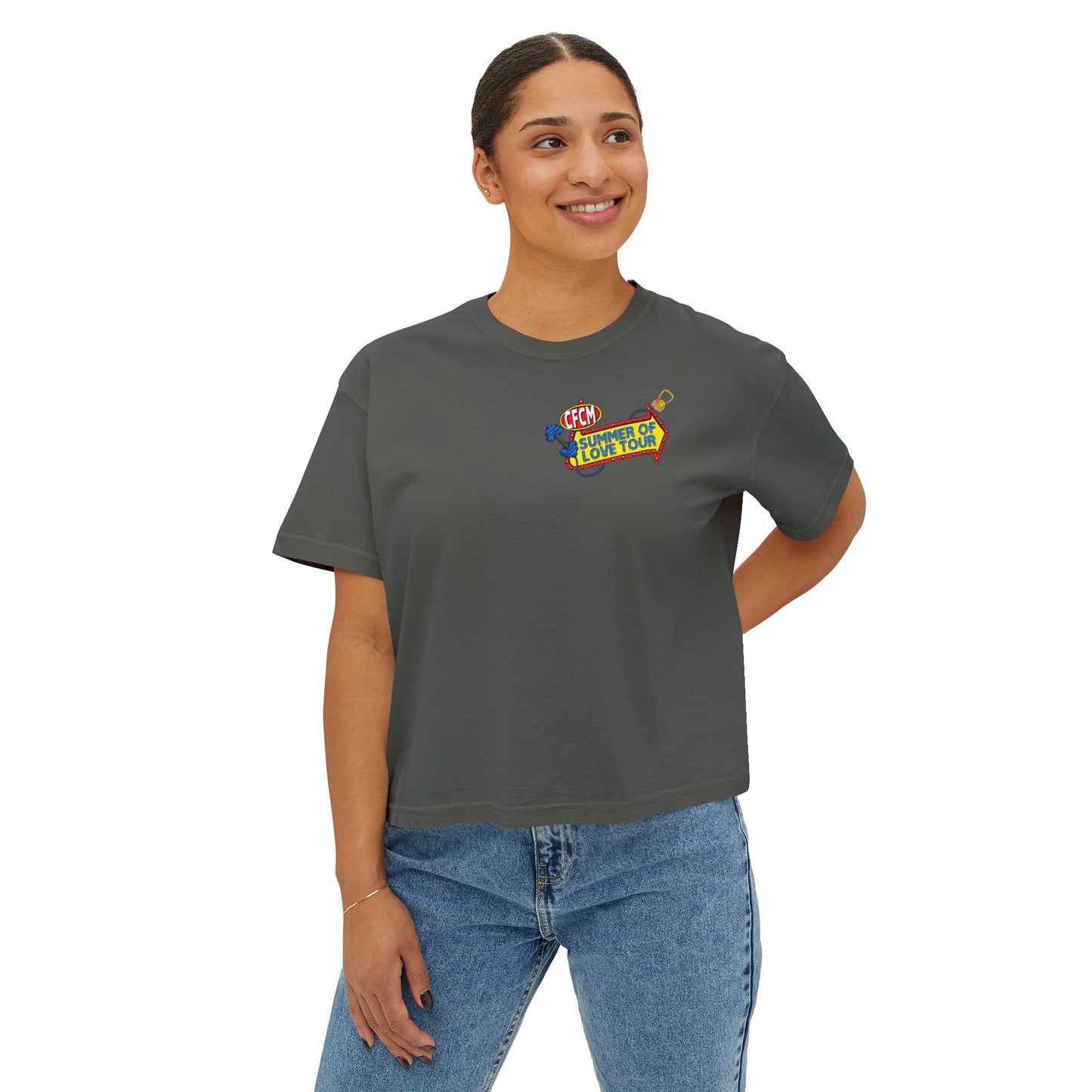 Women's Boxy "Summer of Love" Tour Shirt