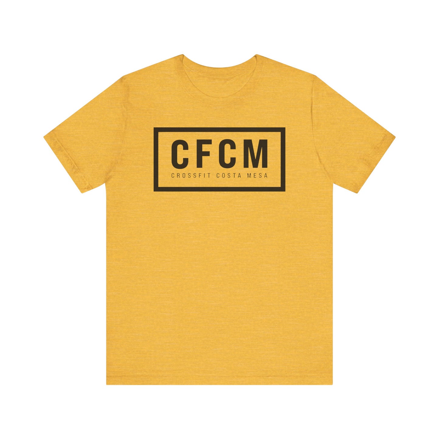 CFCM Block Unisex Short Sleeve Tee - Black Print