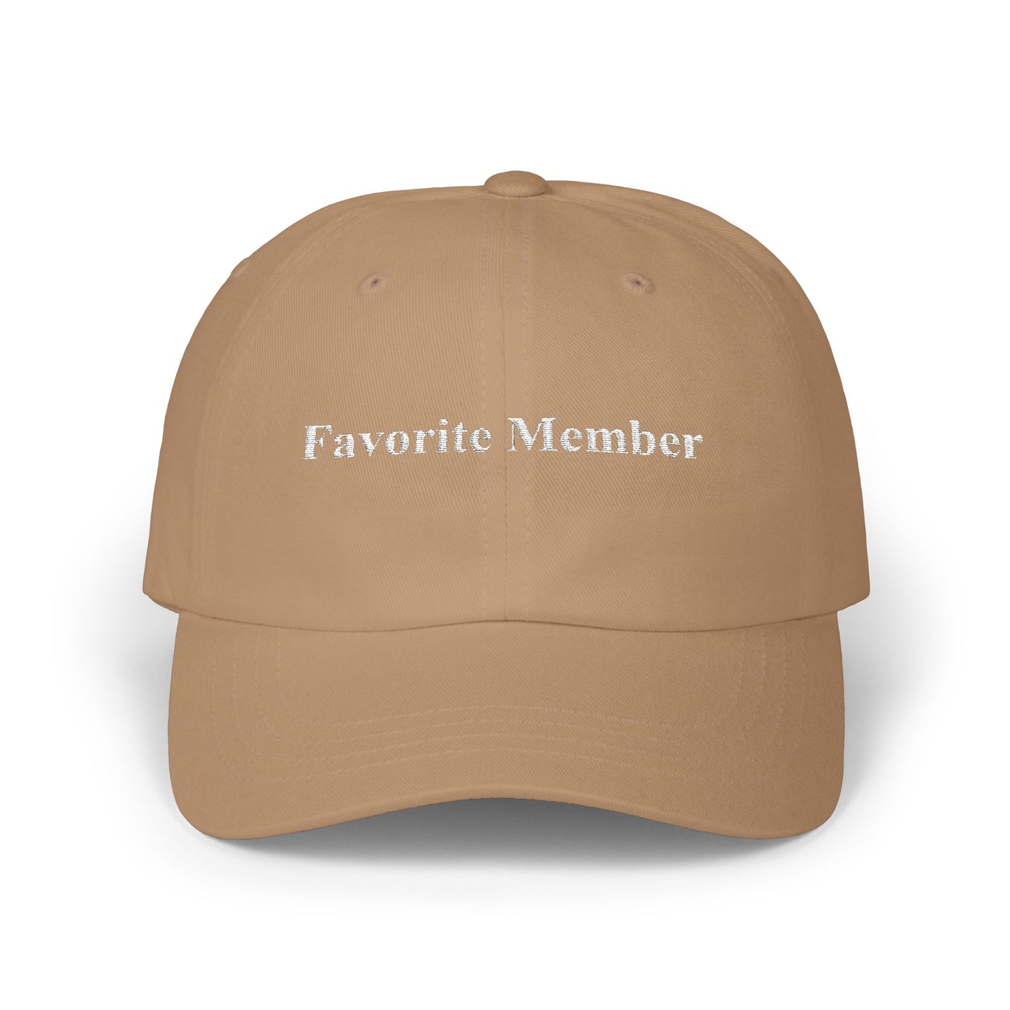 Favorite Member Classic Dad Cap - Casual Style Hat for Family Celebrations