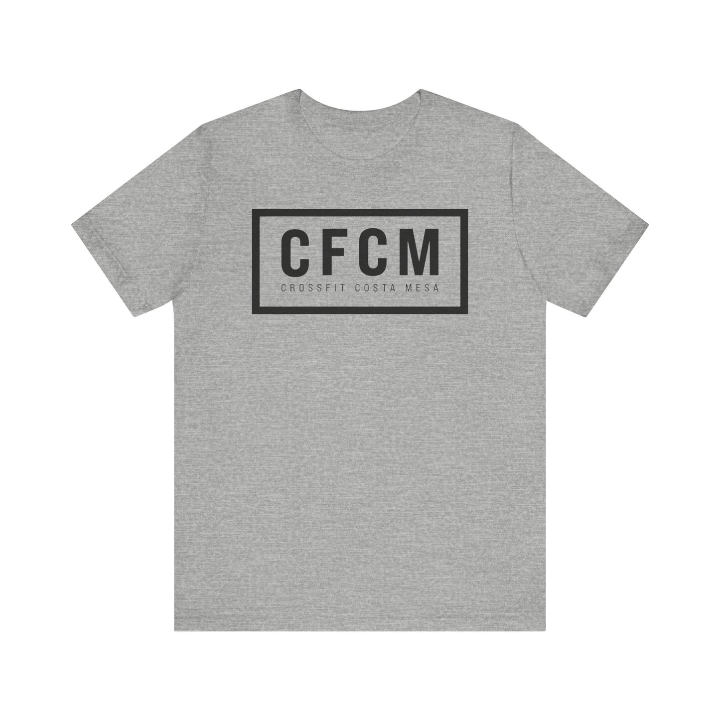 CFCM Block Unisex Short Sleeve Tee - Black Print