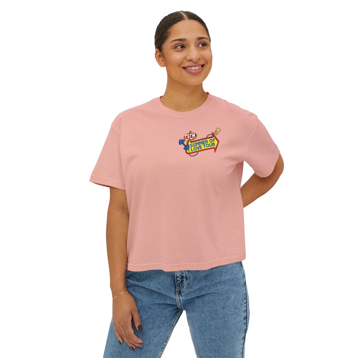 Women's Boxy "Summer of Love" Tour Shirt